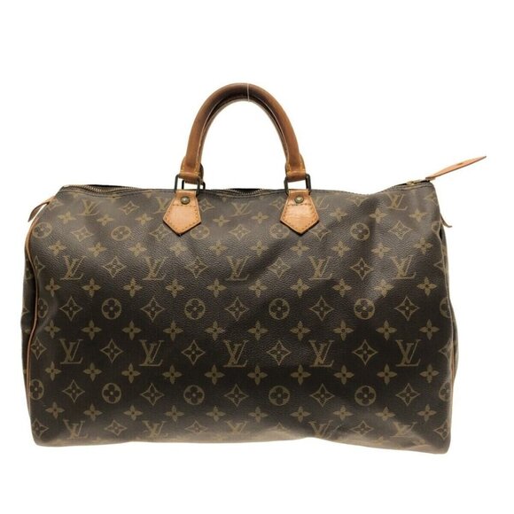 100% Authentic LOUIS VUITTON Speedy 40 Monogram Monogram Hand Bag - Picture 1 of 14